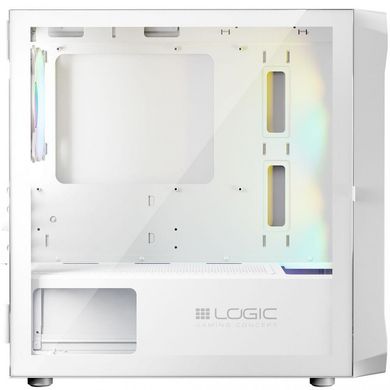 Корпус для ПК Logic concept Portos ARGB Mini White (AM-PORTOS-20-0000000-0002) фото