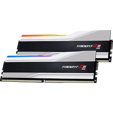 Оперативная память G.Skill DDR5 32GB (2x16GB) 6000Mhz Trident Z5 RGB Silver (F5-6000J3040F16GX2-TZ5RS) фото