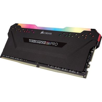 Оперативна пам'ять Corsair 16 GB (2x8GB) DDR4 3600 MHz Vengeance RGB Pro Black (CMW16GX4M2C3600C18) фото