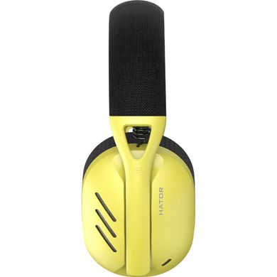 Навушники HATOR Hyperpunk 2 Wireless Tri-mode Black/Yellow (HTA-857) фото