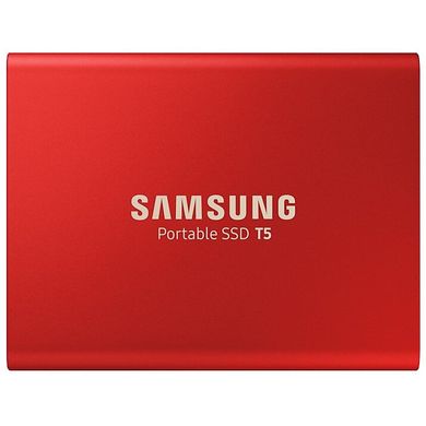 SSD накопичувач Samsung T5 Red 500 GB (MU-PA500R/WW) фото
