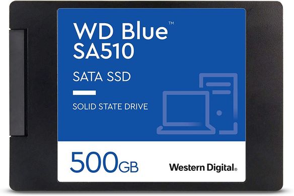 SSD накопичувач WD Blue SA510 500 GB (WDS500G3B0A) фото