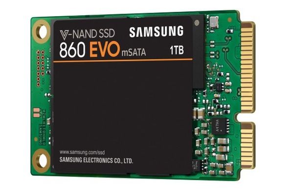 SSD накопитель Samsung 860 EVO mSATA 1 TB (MZ-M6E1T0BW) фото