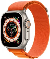 Смарт-часы Apple Watch Ultra GPS + Cellular 49mm Titanium Case with Orange Alpine Loop - Large (MQEV3/MQFM3) фото
