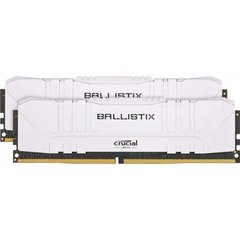 Оперативная память Crucial 16 GB (2x8GB) DDR4 2666 MHz Ballistix White (BL2K8G26C16U4W) фото