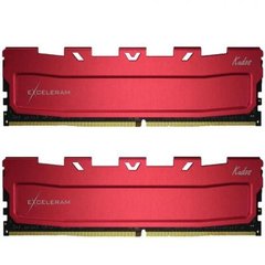 Оперативна пам'ять Exceleram 16 GB (2x8GB) DDR4 3466 MHz Kudos Red (EKRED4163418AD) фото