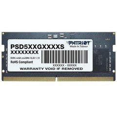 Оперативная память PATRIOT 16 GB SO-DIMM DDR5 5600 MHz (PSD516G560081S) фото