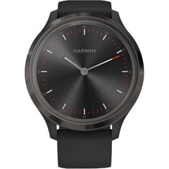 Смарт-часы Garmin Vivomove 3 Slate Stainless Steel Bezel w. Black and Silicone B. (010-02239-01) фото