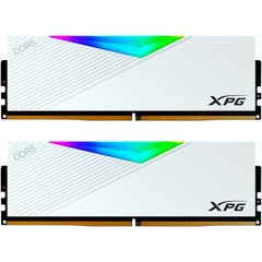 Оперативная память ADATA 64 GB (2x32GB) DDR5 6000 MHz XPG Lancer RGB White (AX5U6000C3032G-DCLARWH) фото