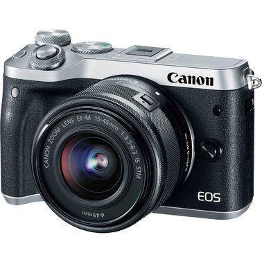 Фотоапарат Canon EOS M6 kit (15-45mm) Silver фото