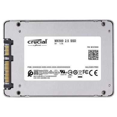 SSD накопитель Crucial MX500 2.5 250 GB (CT250MX500SSD1T) bulk фото