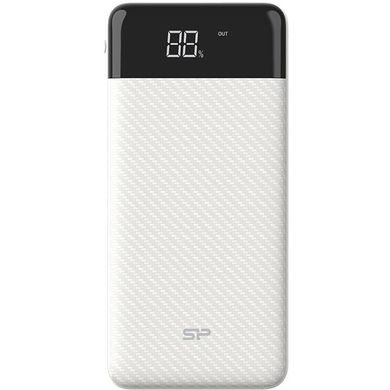 Power Bank Silicon Power GS28 20000mAh Input 5V/2A Micro-USB/Type-C Output 2*USB-A White (SP20KMAPBKGS280W) фото