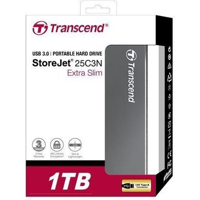 Жесткий диск Transcend StoreJet 25C3 (TS1TSJ25C3N) фото