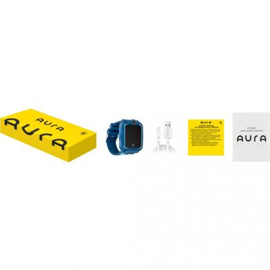 Смарт-годинник Aura A4 4G Wi-Fi Blue (KWAA44GWFBL) фото