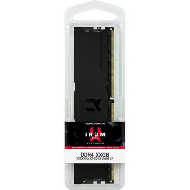 Оперативная память GOODRAM 16 GB DDR4 3600 MHz Iridium Pro Deep Black (IRP-K3600D4V64L18/16G) фото