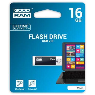 Flash пам'ять GOODRAM 16 GB Cube Black PD16GH2GRCUKR9 фото
