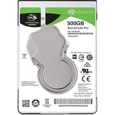 Жесткий диск Seagate BarraCuda 500Gb 2,5" (ST500LM035) фото