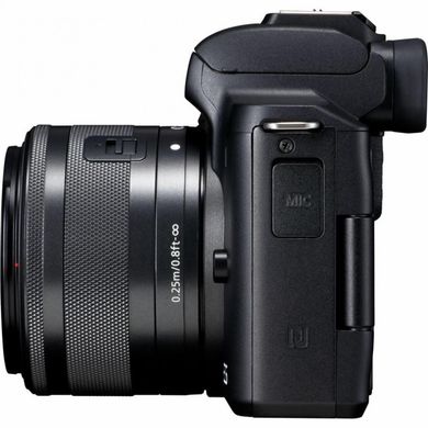 Фотоаппарат Canon EOS M50 kit (15-45mm +22mm) IS STM Black (2680C055) фото