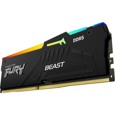 Оперативная память Kingston Fury 32 GB (1x32Gb) DDR5 RGB Beast (KF560C40BBA-32) фото