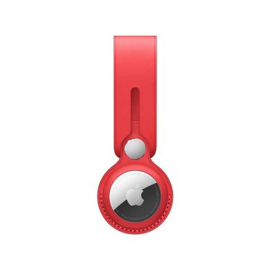 Поисковый брелок Apple AirTag Leather Loop Product Red (MK0V3) фото