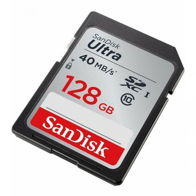 Карта памяти SanDisk 128 GB SDXC UHS-I Ultra SDSDUN4-128G-GN6IN фото