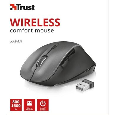 Миша комп'ютерна Trust Ravan wireless mouse (22878) фото