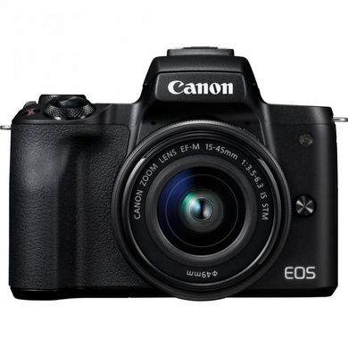Фотоапарат Canon EOS M50 kit (15-45mm +22mm) IS STM Black (2680C055) фото