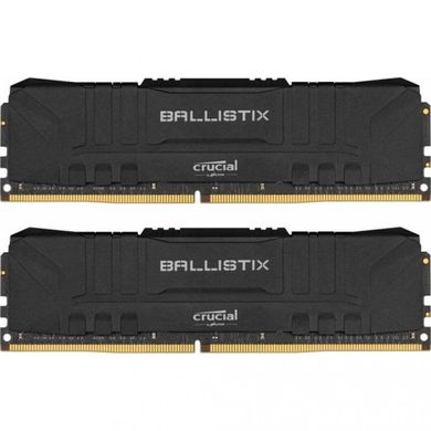 Оперативна пам'ять Crucial 16 GB (2x8GB) DDR4 3000 MHz Ballistix Black (BL2K8G30C15U4B) фото