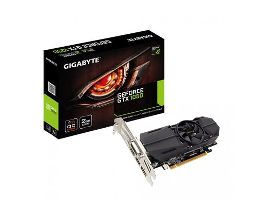 GIGABYTE GeForce GTX 1050 OC Low Profile 2G (GV-N1050OC-2GL)