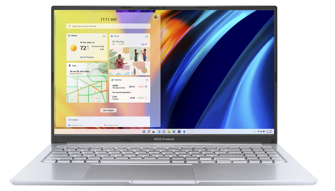 Ноутбук ASUS VivoBook 15X OLED X1503ZA Transparent Silver (X1503ZA-L1431, 90NB0WY2-M00K60) фото