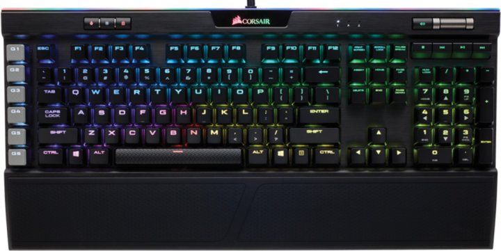 Клавіатура Клавиатура Corsair K95 RGB Platinum Mechanical Gaming Cherry MX Brown (CH-9127012-NA) фото