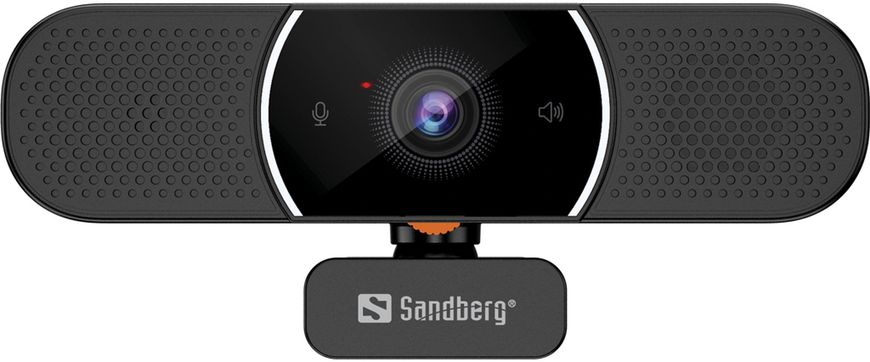 Вебкамера Sandberg All-in-1 Webcam 2K HD Speaker Black (134-37) фото