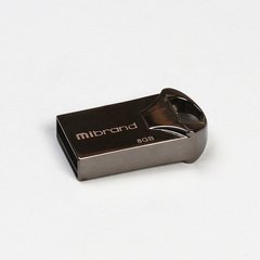Flash память Mibrand 8GB Hawk USB 2.0 Black (MI2.0/HA8M1B) фото