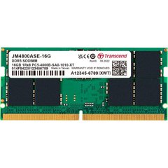 Оперативная память Transcend 16 GB SO-DIMM DDR5 4800 MHz JetRam (JM4800ASE-16G) фото
