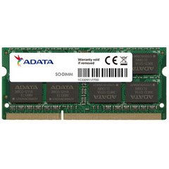 Оперативная память ADATA SoDIMM DDR3 4GB 1600 MHz (AD3S1600W4G11-S) фото