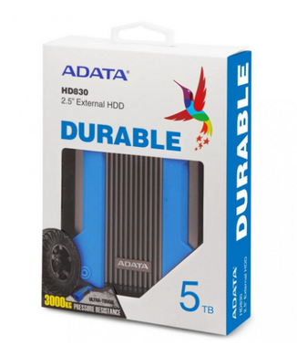 Жесткий диск ADATA HD830 5 TB Blue (AHD830-5TU31-CBL) фото