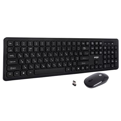 Комплект (клавіатура+миша) ERGO KM-250WL фото