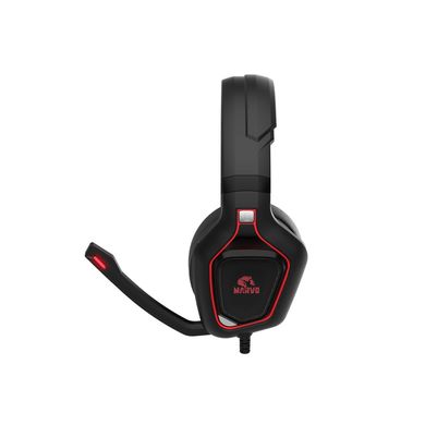Навушники Marvo Pro Red-LED Black/Red (HG8960) фото