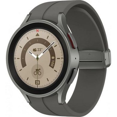Смарт-часы Samsung Galaxy Watch5 Pro 45mm LTE Gray Titanium (SM-R925FZTA) фото