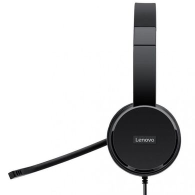 Навушники Lenovo 100 Stereo USB Headset Black (4XD0X88524) фото