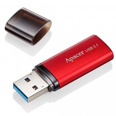 Flash пам'ять Apacer 64 GB AH25B USB 3.1 Red (AP64GAH25BR-1) фото