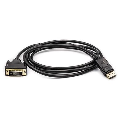 Кабели и переходники PowerPlant DisplayPort - DVI 1.8m Black (CA911158) фото