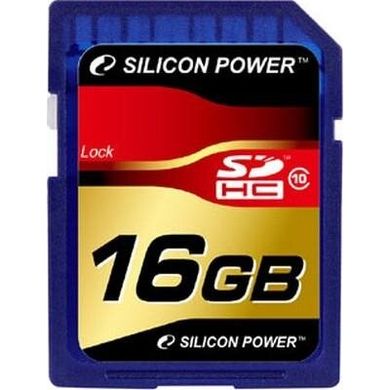 Карта пам'яті Silicon Power 16 GB SDHC Class 10 SP016GBSDH010V10 фото