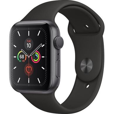 Смарт-часы Apple Watch Series 5 LTE 44mm Space Gray Aluminum w. Black b.- Space Gray Aluminum (MWW12) фото