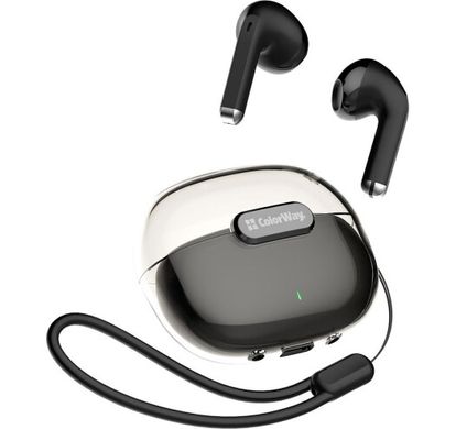 Навушники ColorWay Slim TWS-2 Earbuds Black (CW-TWS2BK) фото