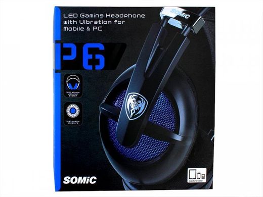 Навушники Somic P6 Black фото
