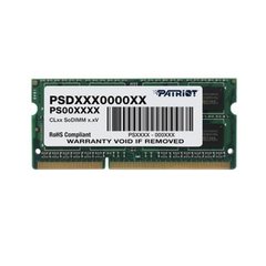 Оперативна пам'ять PATRIOT 4 GB SO-DIMM DDR3 1600 MHz (PSD34G1600L81S) фото