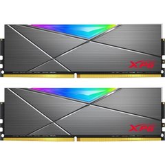Оперативная память ADATA 16 GB (2x8GB) DDR4 3600 MHz XPG Spectrix D50 RGB Tungsten Gray (AX4U36008G18I-DT50) фото