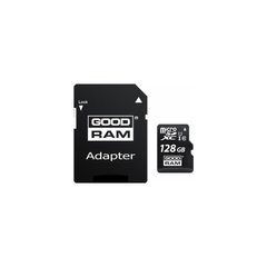 Карта пам'яті GOODRAM 128 GB microSDXC class 10 UHS-I + SD Adapter M1AA-1280R12 фото
