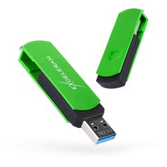 Flash память Exceleram 64 GB P2 Black/Green USB 3.1 EXP2U3GRB64 фото